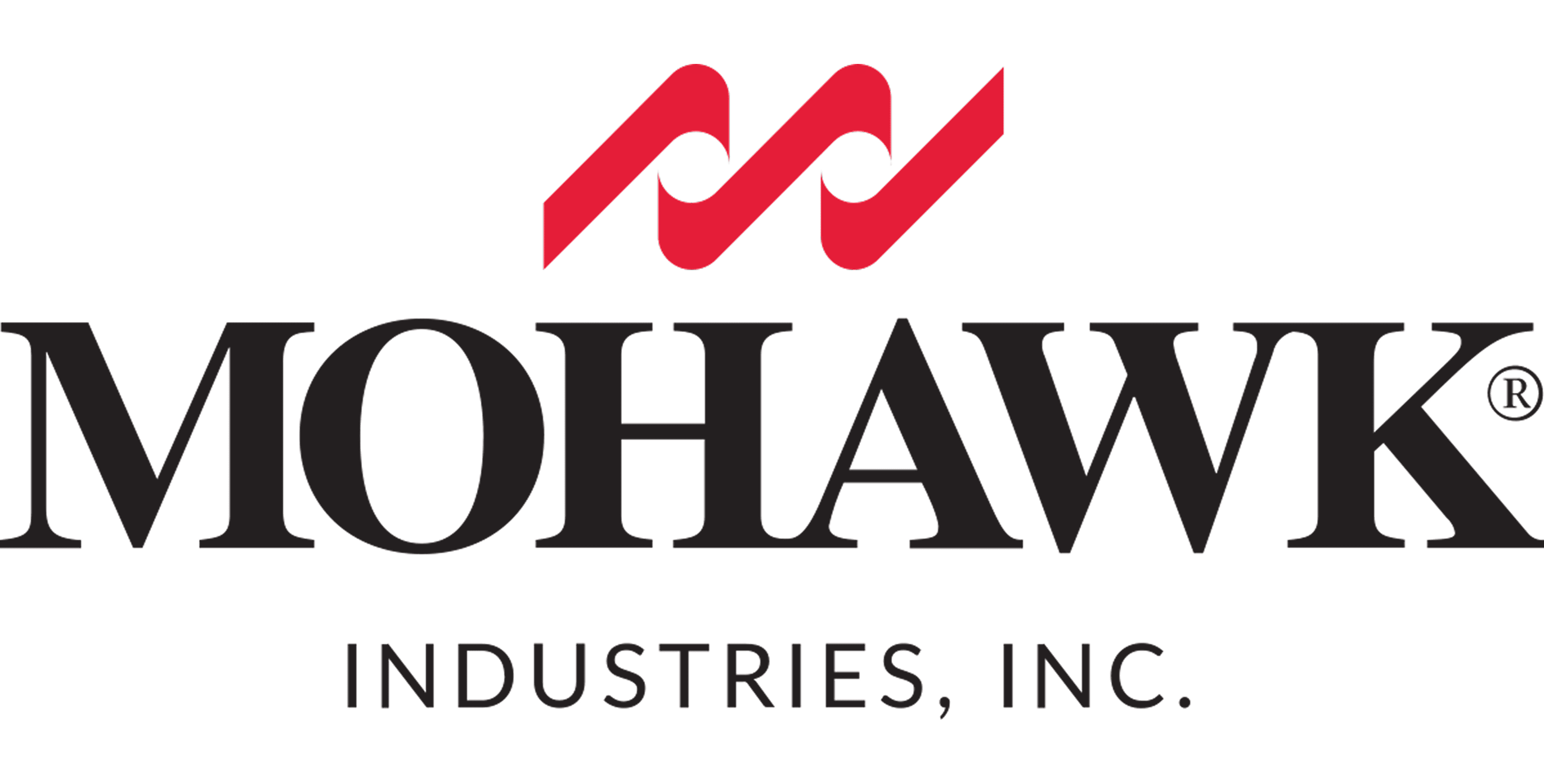 Mohawk Industries, Inc. logo with red symbol.